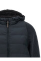 'Shiny Zipper Pull' down jacket Blue