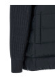 'Shiny Zipper Pull' down jacket Blue