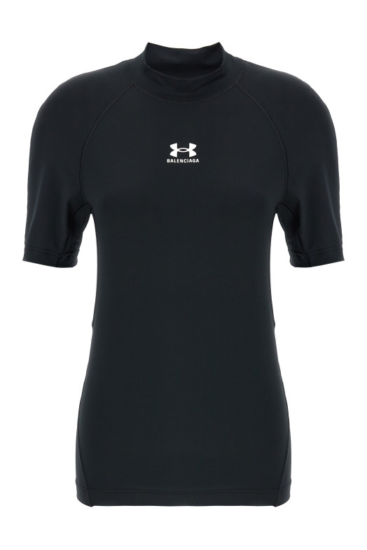 Футболка x Under Armour® Черная BALENCIAGA 816222TRVY31000