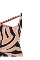 'Labirinto' print dress Pink