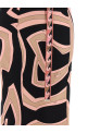 'Labirinto' print dress Pink