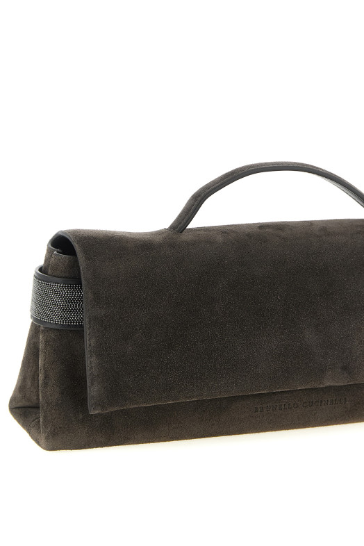 'Essence' clutch Brown
