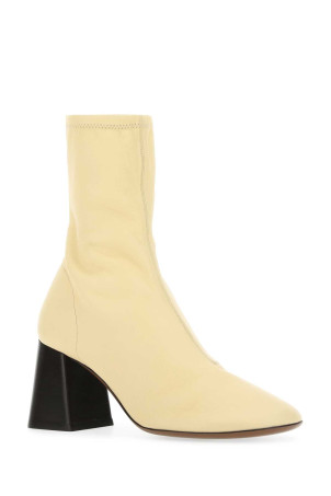 Cream leather Lepus ankle boots White NEOUS (00310NS22)