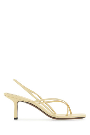 Cream leather Shamali sandals White NEOUS (00344N22)