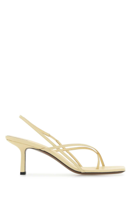 Cream leather Shamali sandals White NEOUS (00344N22)