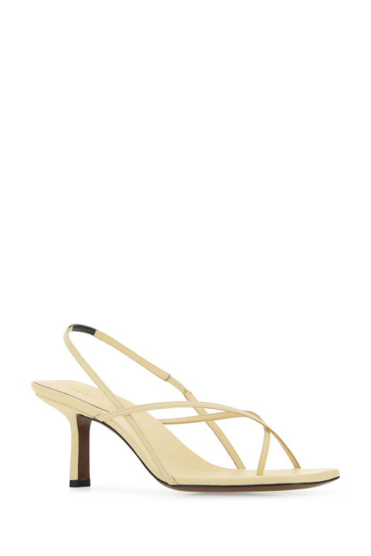 Cream leather Shamali sandals White NEOUS (00344N22)