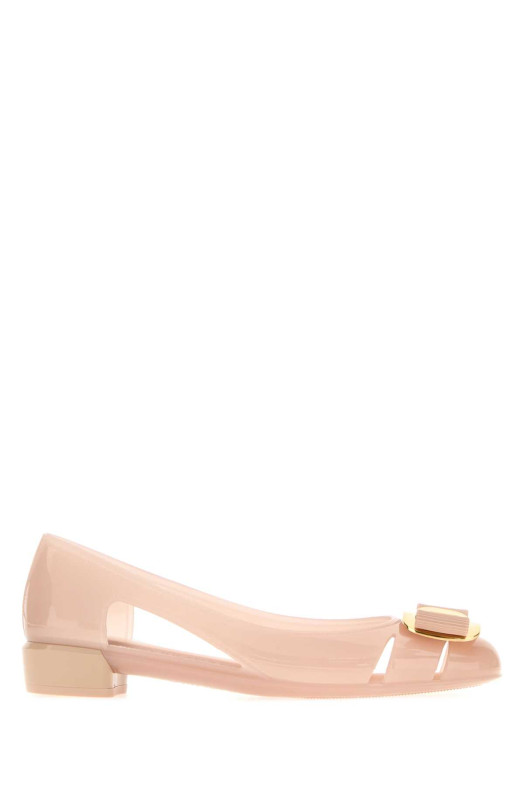 Pink rubber Nara ballerinas SALVATORE FERRAGAMO (01K5577942221C)