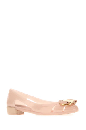 Pink rubber Nara ballerinas SALVATORE FERRAGAMO (01K5577942221C)
