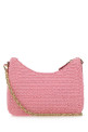 Pink raffia Re-Edition 2005 shoulder bag PRADA (1BH204VV9L2A2T)