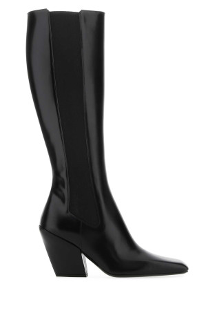 Black leather boots Black PRADA (1W984MFA075055)