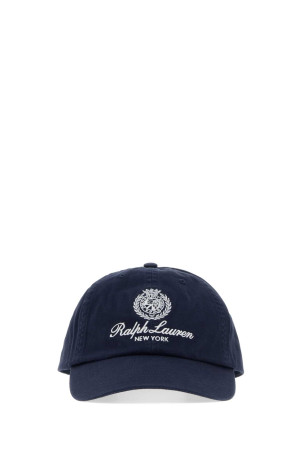 Navy blue cotton baseball cap POLO RALPH LAUREN (710A13274)