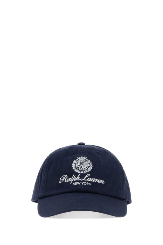 Navy blue cotton baseball cap POLO RALPH LAUREN (710A13274)