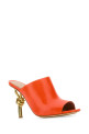 Orange nappa leather Knot mules BOTTEGA VENETA (788376VBSF0)