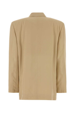 Beige silk blazer SAINT LAURENT (863071Y6J78)