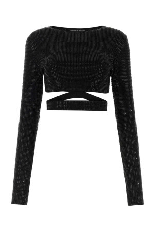 Embellished viscose blend top ANDREA ADAMO (ADSS23TO10135268)