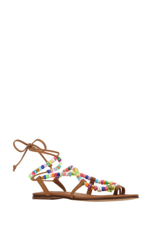 Embellished synthetic leather Alegria sandals Beige ALAMEDA TURQUESA (ALEGRIA)