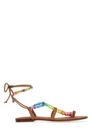 Embellished synthetic leather Arco-Iris sandals ALAMEDA TURQUESA (ARCOIRIS)