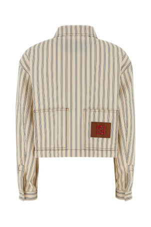 Embroidered denim jacket FENDI (FLF856AOHT)