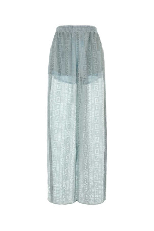 Light blue viscose blend pyjama pant FENDI (FR6494AWA2)