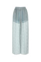 Light blue viscose blend pyjama pant FENDI (FR6494AWA2)