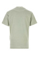 Хлопковая футболка цвета шалфей STONE ISLAND (L1S152100026S0057)
