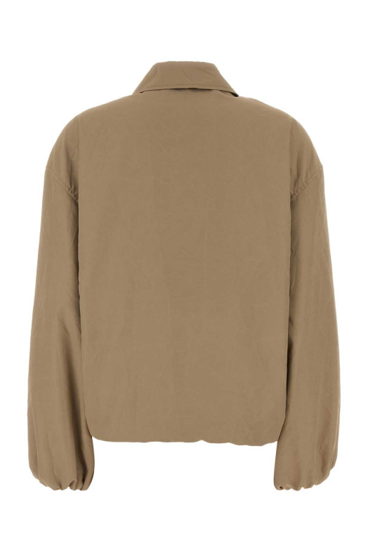 Бежевая куртка из полиэстера Beige LOEWE (S540Y02XD3)