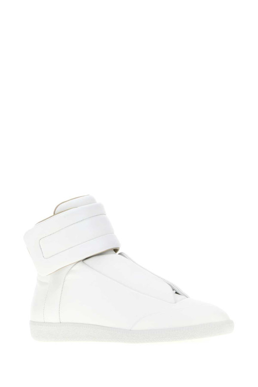 Белые кожаные кроссовки Future от MAISON MARGIELA (S57WS0538P7573)
