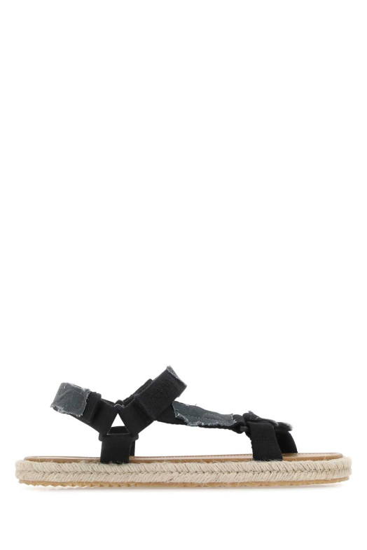 Многоцветные треккинговые сандалии из канваса MAISON MARGIELA (S58WP0263P5395)