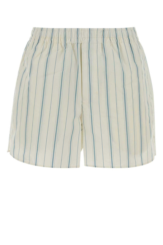 Embroidered poplin bermuda shorts AMI (USO806CO0134)
