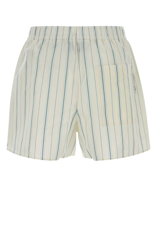 Embroidered poplin bermuda shorts AMI (USO806CO0134)