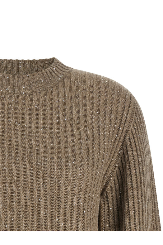 'Sparkling' sweater Beige