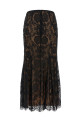 'Black Lace Midi' skirt Black