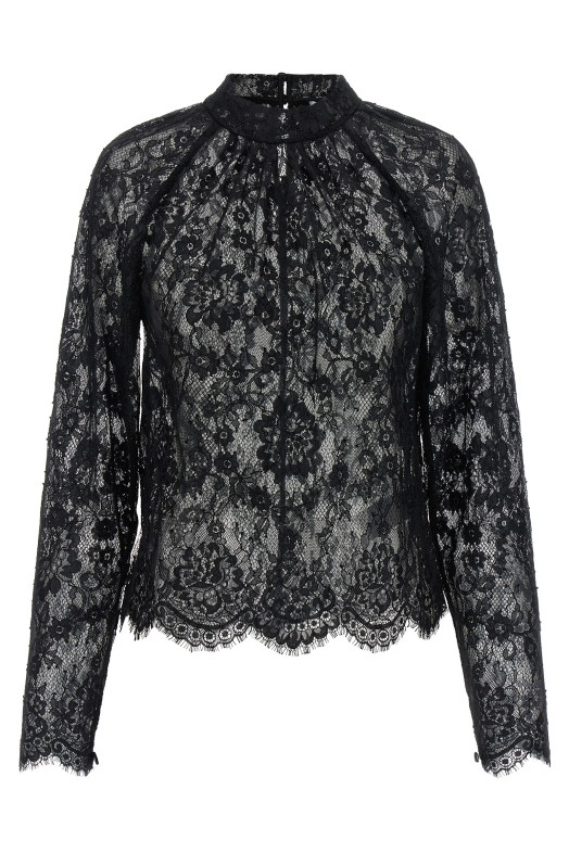 Блузка «Black Lace» Черная PF26032TABBLACK