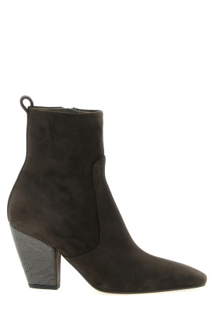 'Precious Heel' ankle boots Brown