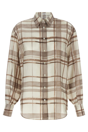 Silk shirt Beige