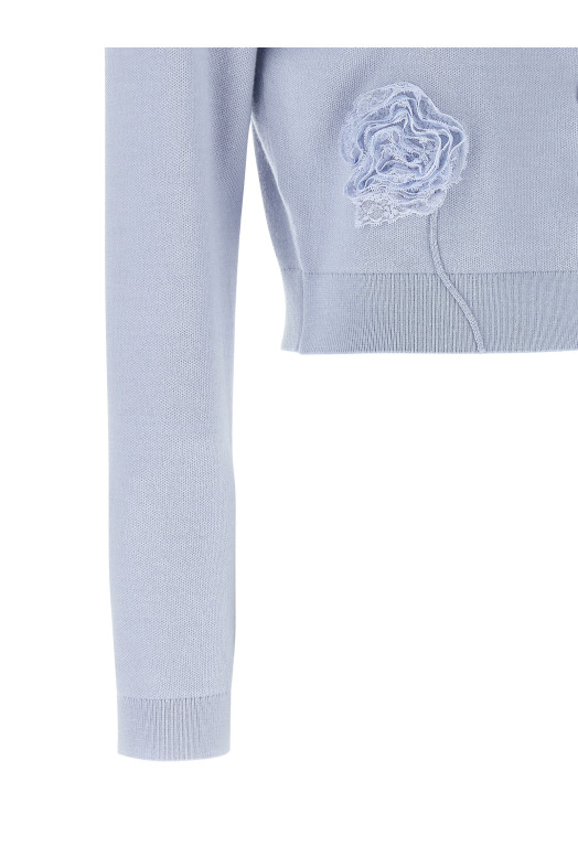 'Blue Flower Knit' cardigan BLUE