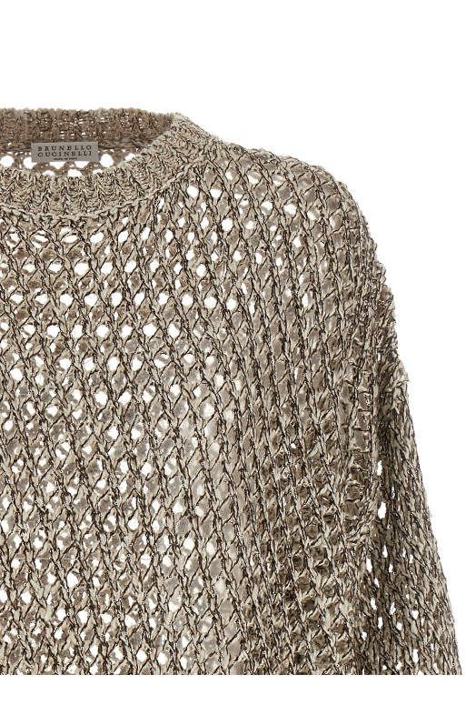 'Dazzling Chiné' sweater Beige