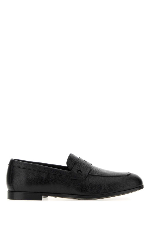 Black leather Tiberio loafers Black SALVATORE FERRAGAMO (02A723791719)