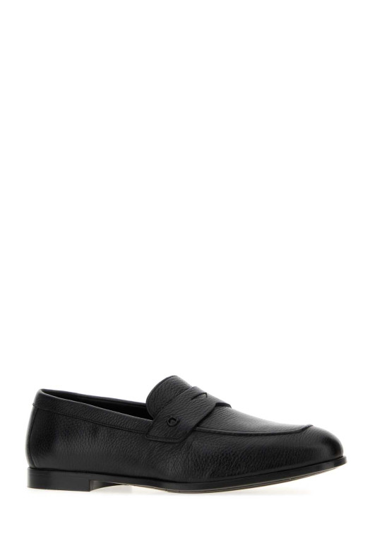 Black leather Tiberio loafers Black SALVATORE FERRAGAMO (02A723791719)