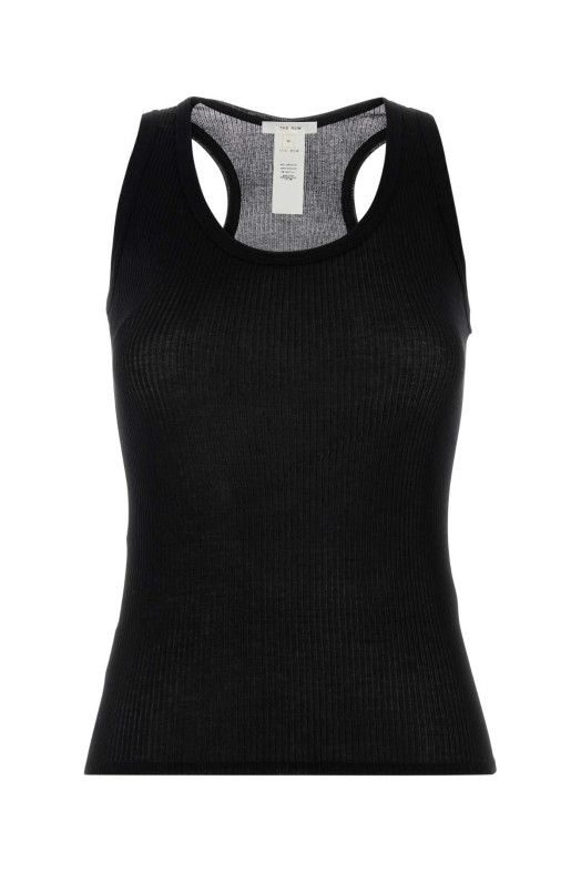 Black cotton Cendrea tank top Black THE ROW (10977K776)