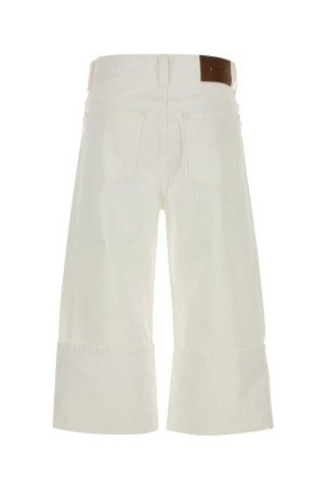 White denim capri pant White KHAITE (1182913W919)