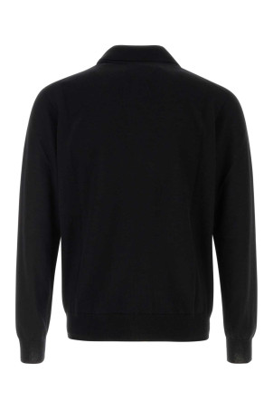 Black cashmere Selio polo shirt Black THE ROW (1439Y995)