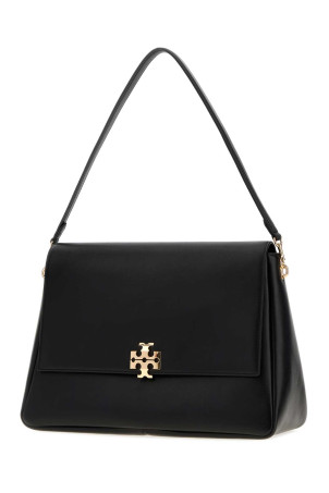 Black leather Charlie shoulder bag TORY BURCH (180727)