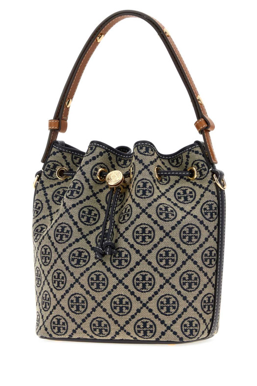 Сумка-ведро из канваса с вышивкой TORY BURCH (181372)