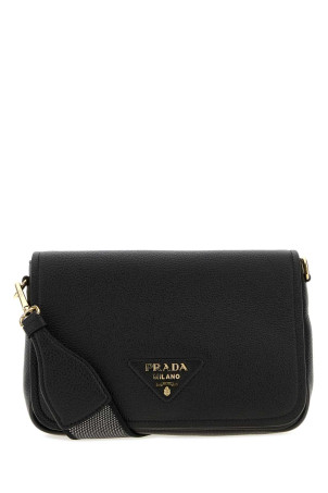 Black leather crossbody bag PRADA (1BD314V7NO2DKV)