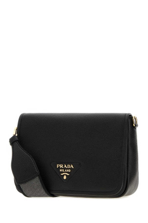 Black leather crossbody bag PRADA (1BD314V7NO2DKV)
