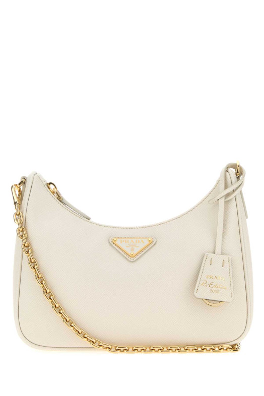Ivory leather Re-Edition 2005 shoulder bag PRADA (1BH204VV2PNZV)