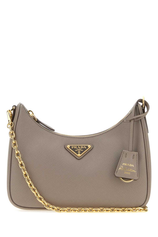 Dark grey leather Re-Edition 2005 shoulder bag PRADA (1BH204VV2PNZV)