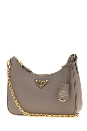 Dark grey leather Re-Edition 2005 shoulder bag PRADA (1BH204VV2PNZV)