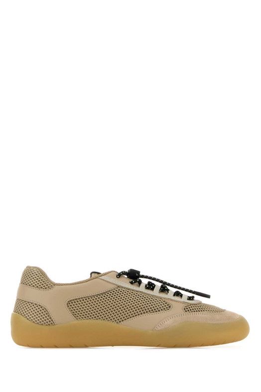 Бежевые кроссовки Speedrock от PRADA (1E490OF0053ZM0)